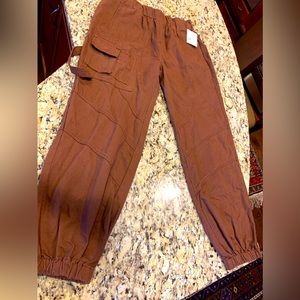 Pants /Ankle Woven Chocolate Forever 21 large size